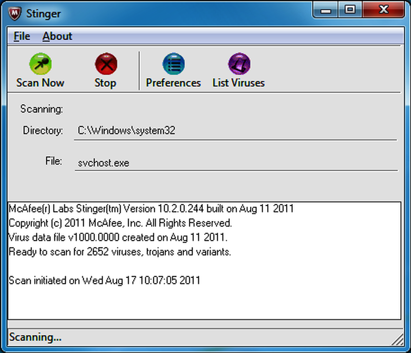 McAfee Labs Stinger Free Activate